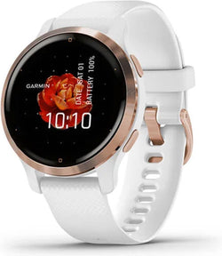 Garmin Venu 2s Health Smartwatch - Amoled touchscreen - Stappenteller - 10 dagen batterij - Rose gold/Wit