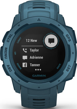 Garmin Instinct - Robuuste multisport smartwatch - Blauw
