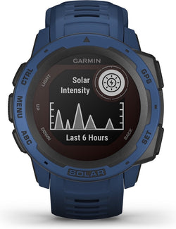 Garmin Instinct Solar Smartwatch - Robuust Sporthorloge met GPS - Waterbestendig - Tidal Blue