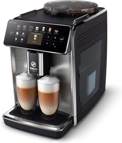 Philips Saeco GranAroma SM6585/00 – Espressomaschine – 16 Arten von Heißgetränken – Silber/Edelstahl – + AquaClean-Filter