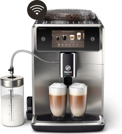 Philips Saeco Xelsis Deluxe SM8785/00 - Espressomachine - 22 Soorten Warme Drankjes - Zwart / Zilver - + AquaClean Filter Saeco