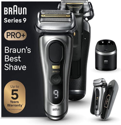 Braun Series 9 Pro+ 9577cc – Rasierer – SmartCare Center – PowerCase – Wet &amp; Dry – Silber 