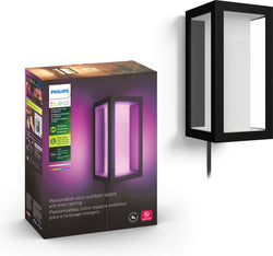 Philips Hue Impress Wandleuchte – weißes und farbiges Licht – schwarz – schmal 