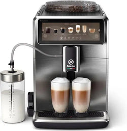 Philips Saeco Xelsis Suprema SM8889/00 – Espressomaschine – 22 Arten von Heißgetränken – Silber – + AquaClean-Filter