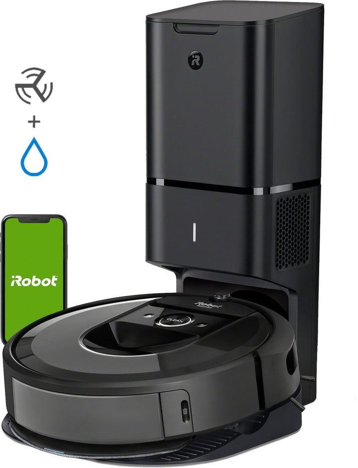 iRobot Roomba Combo® i8+ - Robotstofzuiger met Dweilfunctie - Zelfledigend - Ideaal voor Huisdieren - i8578
