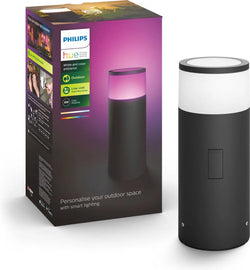 Philips Hue Calla sokkellamp - wit en gekleurd licht - zwart - laag - laagspanning - uitbreiding Philips Hue
