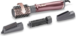 BaByliss Beliss Big Hair 1000W Föhnborstel AS960E - Roterend met 4 opzetstukken - 2 draairichtingen