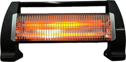 Elektrische Kachel 1400W - Zwart - Infrarood Kachel voor Binnen - Elektrische Verwarming - Infrarood Heater - Elektrische Radiator - Straalkachel - QUARTZ