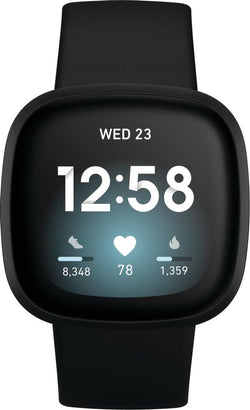Fitbit Versa 3 – Smartwatch – Schwarz 