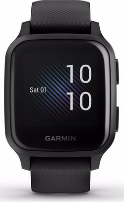 Garmin Venu Sq Music Health Smartwatch – Klarer Touchscreen – Musikspeicher – 6-Tage-Akku – Schwarz/Schiefer 